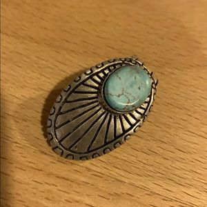 Turquoise & Sterling Silver Pendant